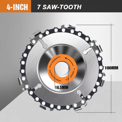 Disque de tronçonneuse Precision Sharp pour meuleuse d'angle 4 pouces