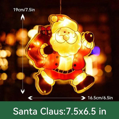 🎄Vente de Noël anticipée - 49% de réduction🎊Lumières à ventouse pour fenêtre de Noël🎅