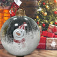 Boule décorative gonflable en PVC pour Noël en extérieur