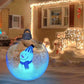 Boule décorative gonflable en PVC pour Noël en extérieur