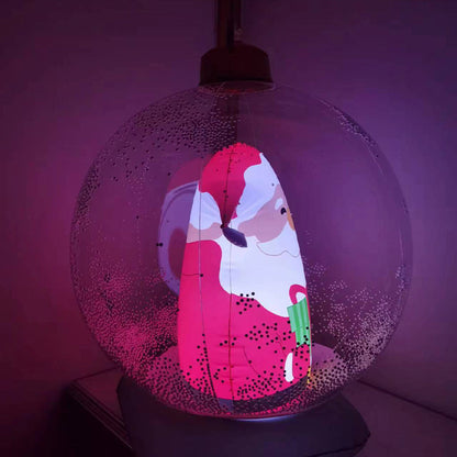 Boule décorative gonflable en PVC pour Noël en extérieur