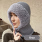 Cagoule d'hiver 3 en 1 pour femmes
