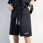 Ensemble 2 pièces chemise et short à manches courtes en soie Cool Ice pour hommes