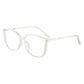 Cadeau Parfait - Lunettes De Mode Pour Femmes À Grande Monture Hd Anti-lumière Bleue